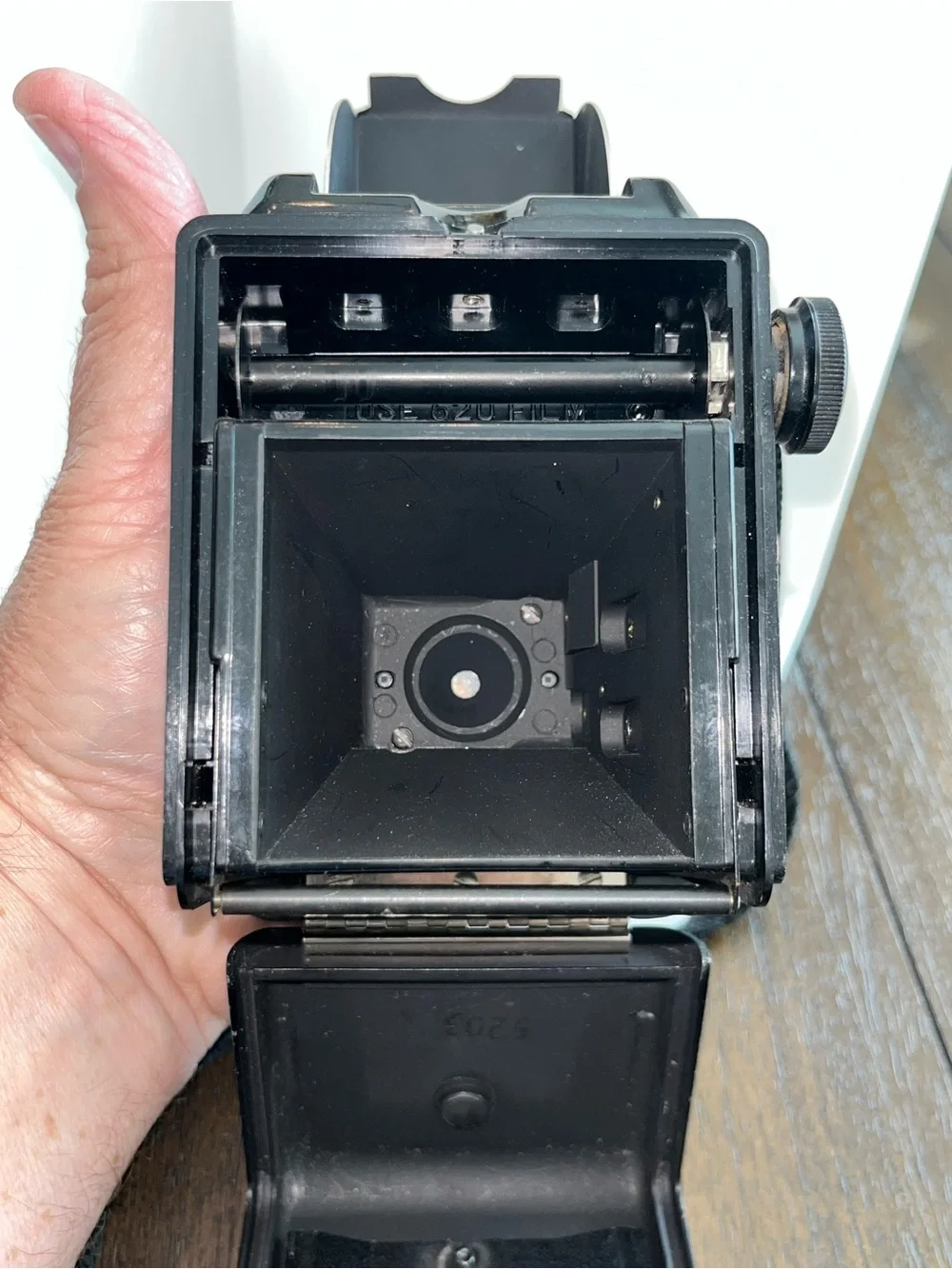 Vintage 1950's ARGUS ARGOFLEX Seventy Five mm Camera W/ Leather Wrap Case USA